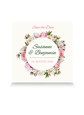 Save the Date Karte - Wedding Timeline