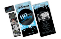 3-Fach Geburtstagskarte „70er“