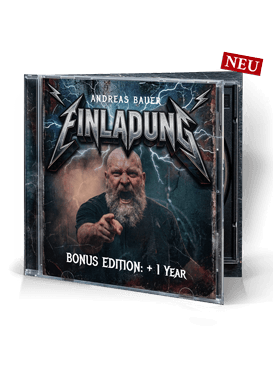 Geburtstagseinladung Rock CD