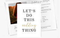 Hochzeitseinladung - Let's Do