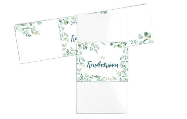 Freudentränen-Taschentücher – Eukalyptus Liebe