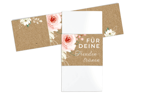Freudentränen-Taschentücher – Peach Dream