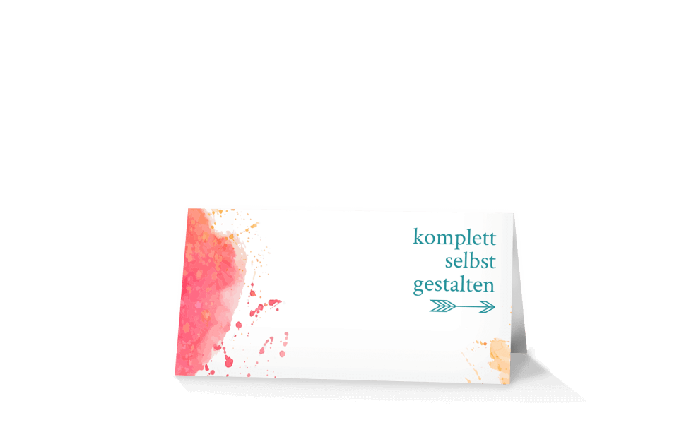 Platzkarten selbst gestalten