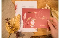 Hochzeitseinladung – Boho-Love